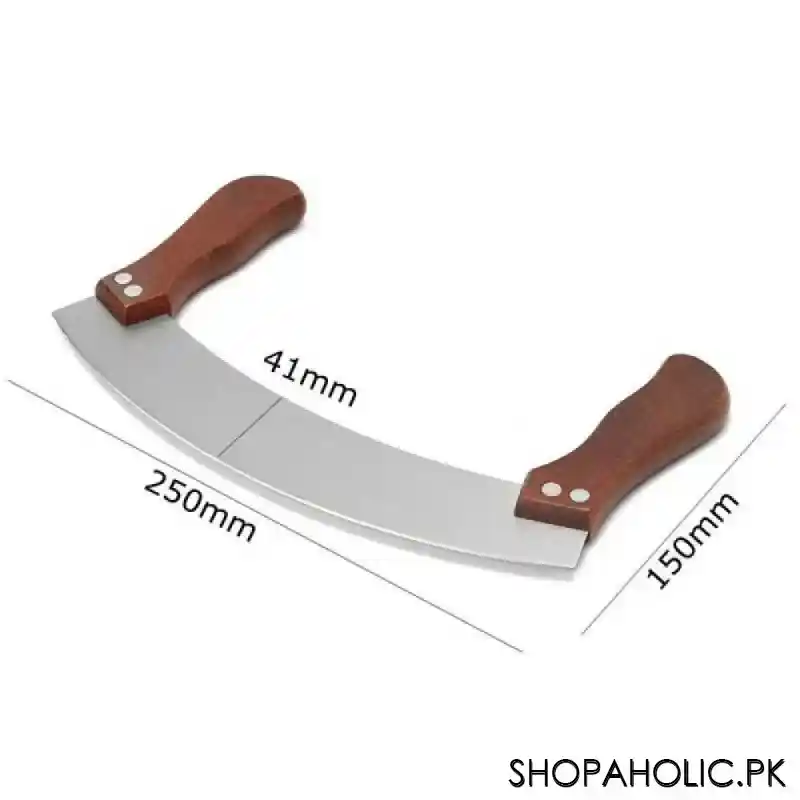 mezzaluna rocking vegetable chopper & mincing knife image2