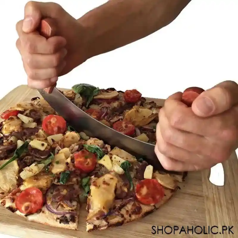 mezzaluna rocking vegetable chopper & mincing knife image4