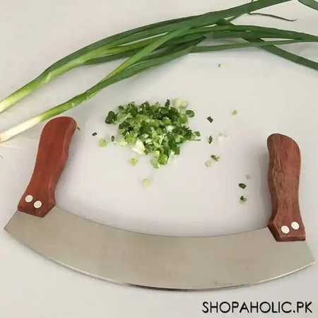 mezzaluna rocking vegetable chopper & mincing knife image5