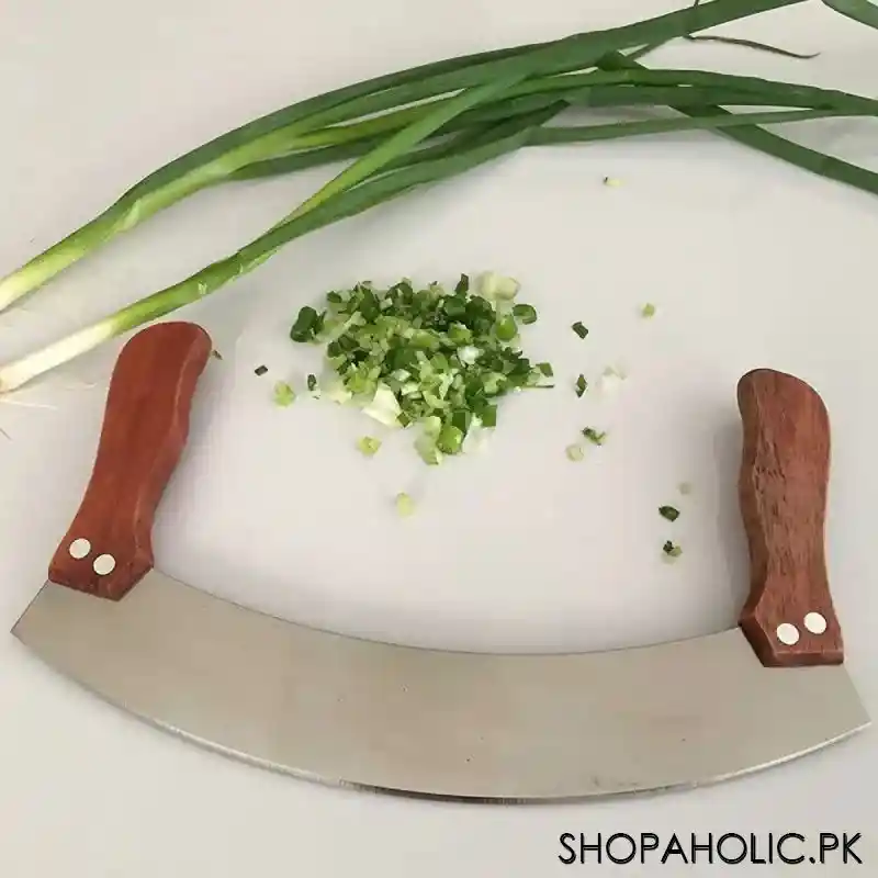 mezzaluna rocking vegetable chopper & mincing knife image5