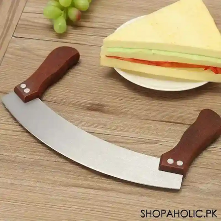 mezzaluna rocking vegetable chopper & mincing knife image6