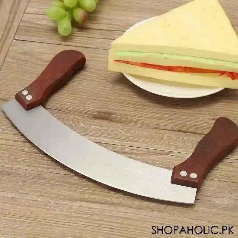 mezzaluna rocking vegetable chopper & mincing knife image6