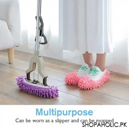 microfiber dust mop slipper foot cover (pair) image5