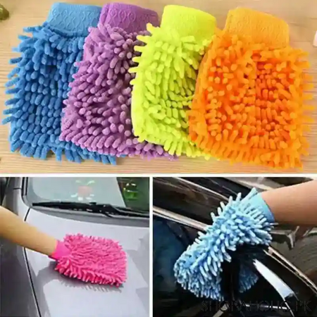 microfibre super mitt   ultrafine sponge fiber glove image4