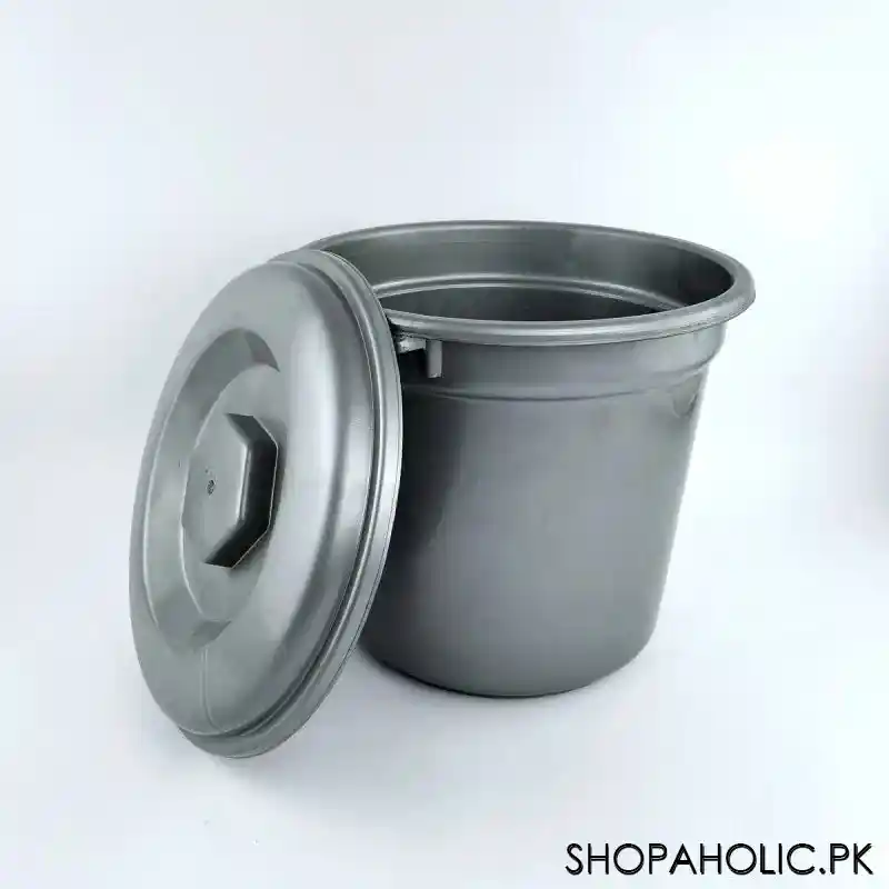 millat plastic dustbin with lid (ltr 7) image2