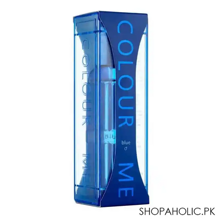 milton lloyd color me blue homme eau de parfum, for men, 90ml image2