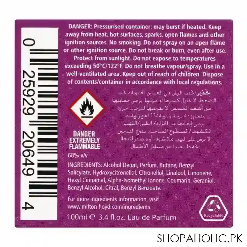 milton lloyd color me colors femme eau de parfum, for women, 100ml image3