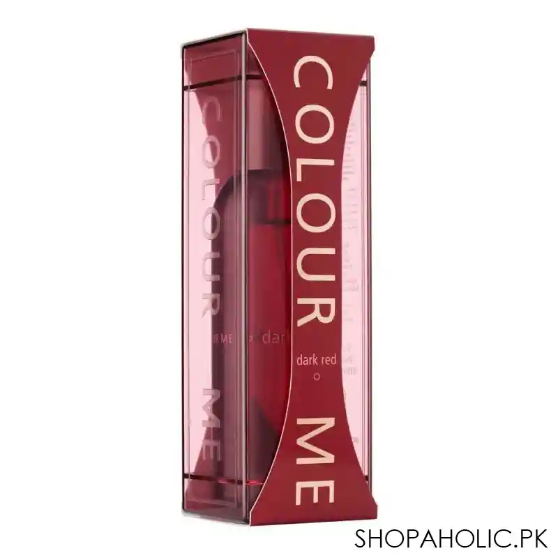 milton lloyd color me dark red femme eau de parfum, for women, 100ml image2
