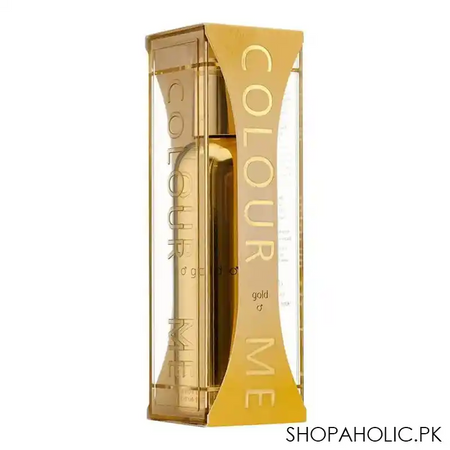 milton lloyd color me gold homme eau de parfum, for men, 90ml image2