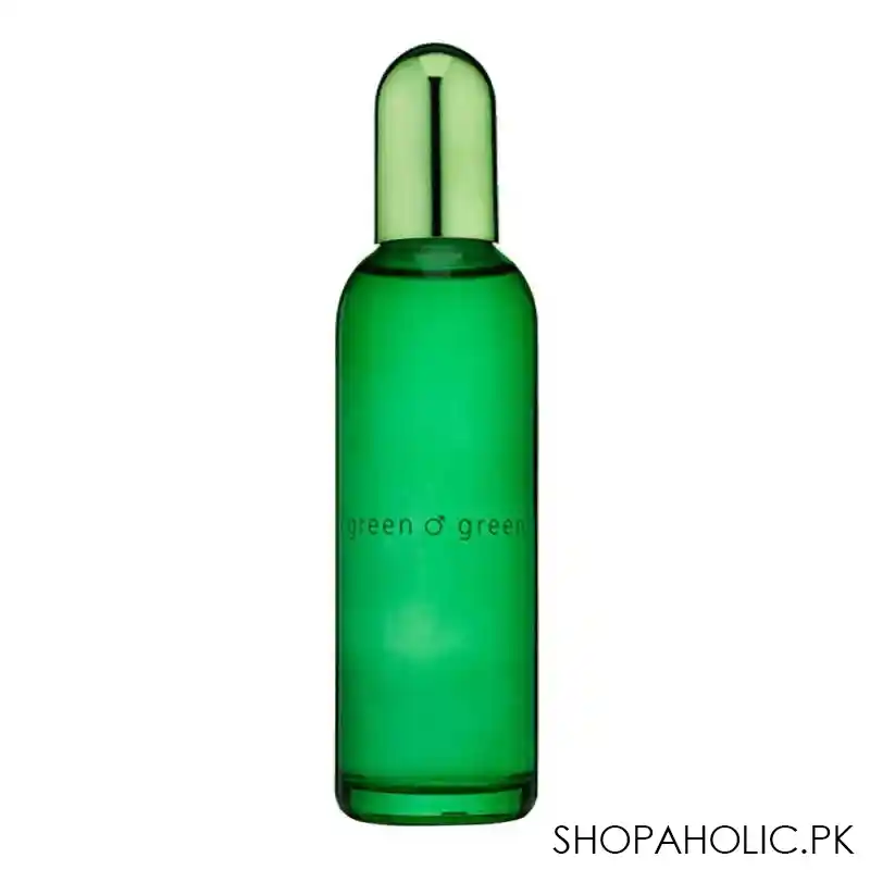 milton lloyd color me green homme eau de parfum, for men, 90ml main image