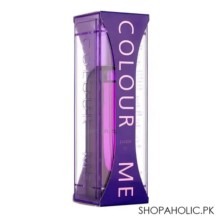 milton lloyd color me purple femme eau de parfum, for women, 100ml image2