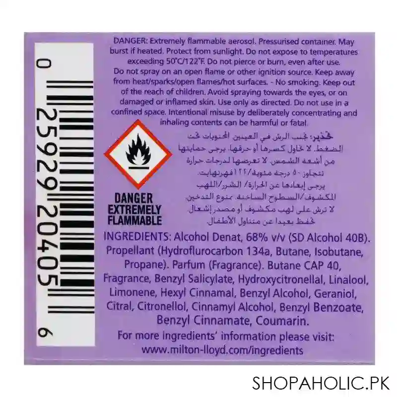 milton lloyd color me violet femme eau de parfum, for women, 100ml image3