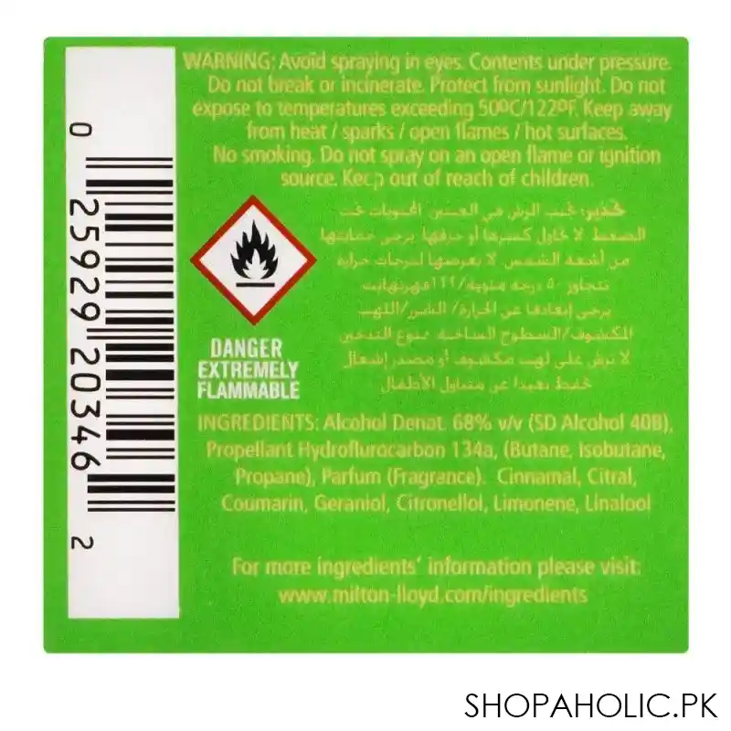 milton lloyd color me volt homme eau de parfum, for men, 90ml image3