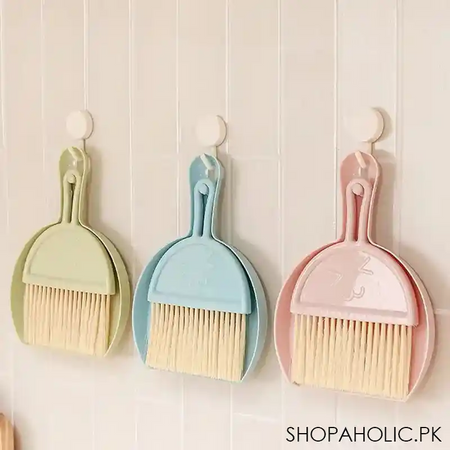 mini broom desktop cleaning brush image5