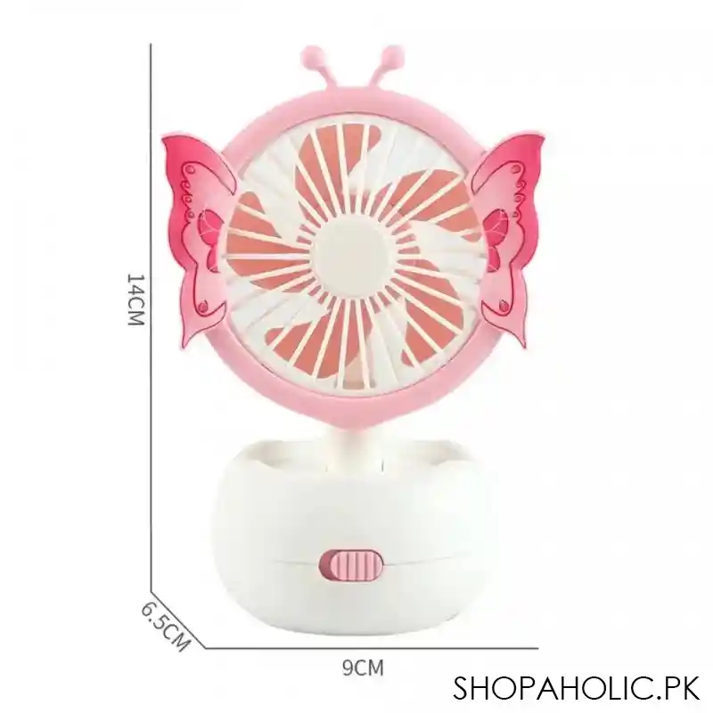 mini butterfly desktop fan image5