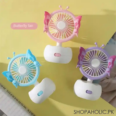 mini butterfly desktop fan main image