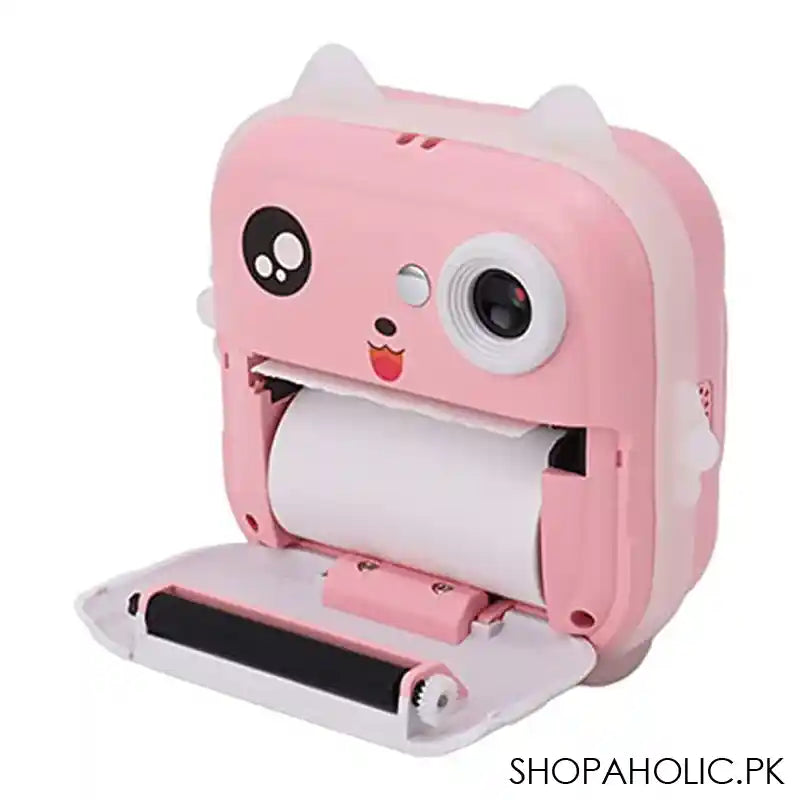 Mini Camera With Printer, Insta Print, Video & Photo Capture, HD Screen, Pink, 101326 - Main Image