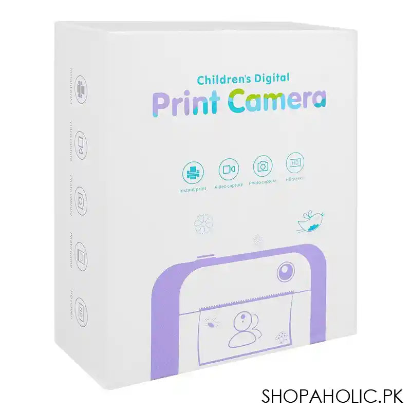 Mini Camera With Printer, Insta Print, Video & Photo Capture, HD Screen, Pink, 101326 - Image 6