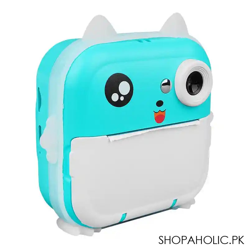 Mini Camera With Printer, Insta Print, Video & Photo Capture, HD Screen, Sea Green, 101326 - Main Image