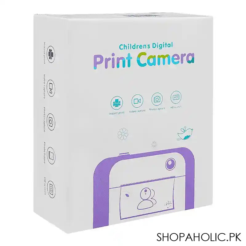 Mini Camera With Printer, Insta Print, Video & Photo Capture, HD Screen, Sea Green, 101326 - Image 4