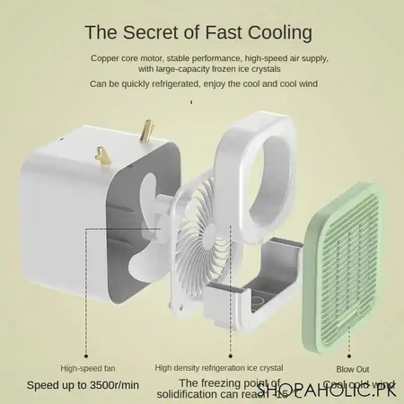 mini desktop air cooling fan image3