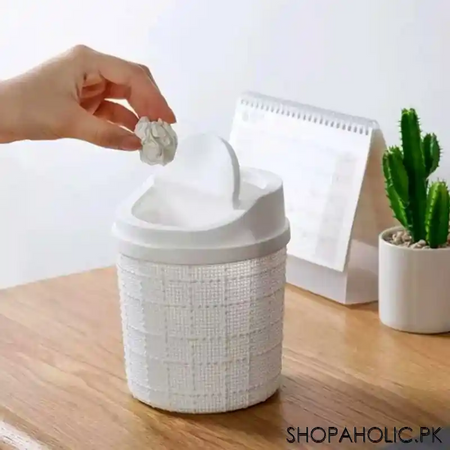 mini desktop trash can for home and office main image