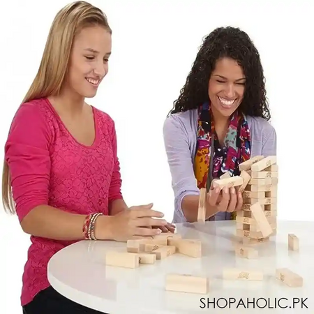 mini jenga wood block game image2