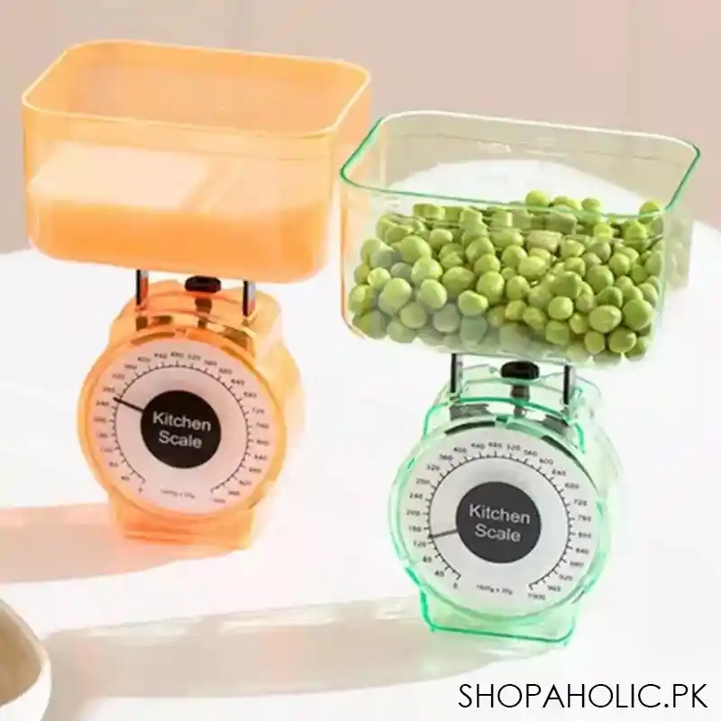 mini kitchen scale with tray bowl main image