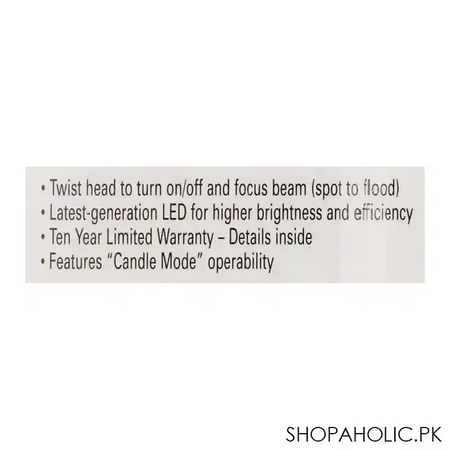mini maglite led flashlight, 100 lumens, black, 156 000 022 image5