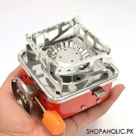 mini portable foldable card type square stove k 202 with gas cylinder image7