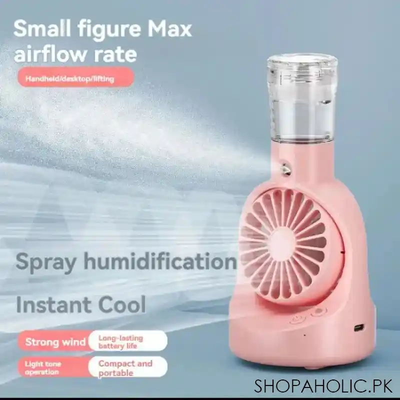mini portable humidifying fan image3