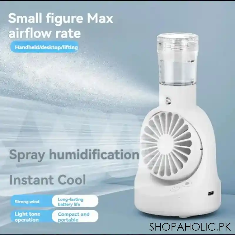 mini portable humidifying fan image4