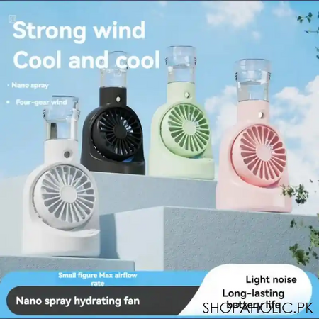 mini portable humidifying fan main image