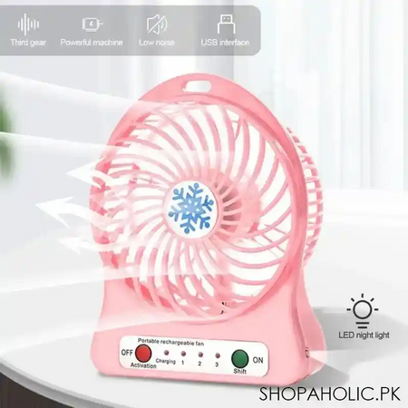 mini rechargeable fan image2