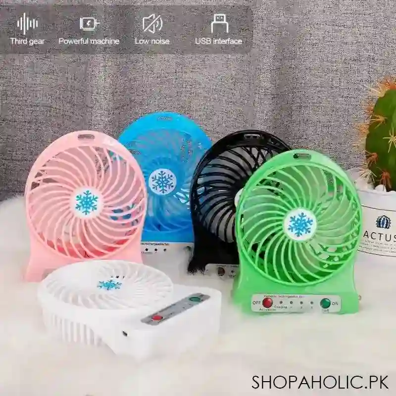 mini rechargeable fan image5