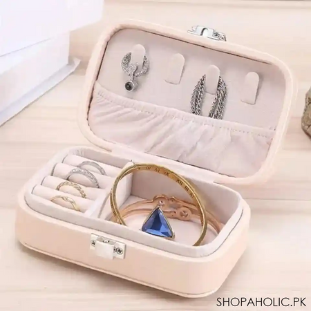 mini rectangular leather jewellery box image3