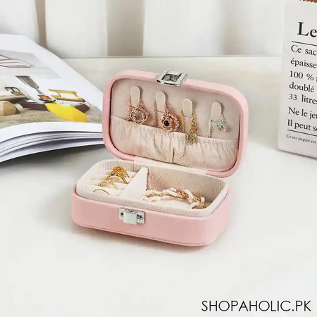 mini rectangular leather jewellery box image4