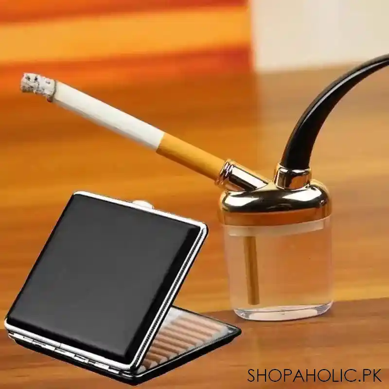mini smoking vape hookah water pipe for cigarette holder image2