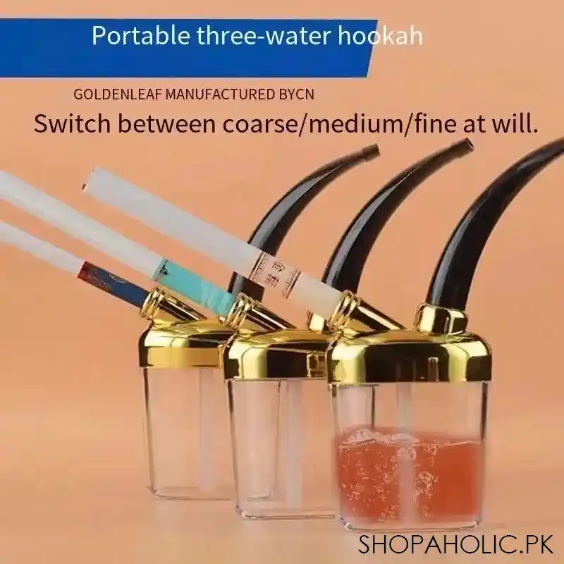 mini smoking vape hookah water pipe for cigarette holder image5