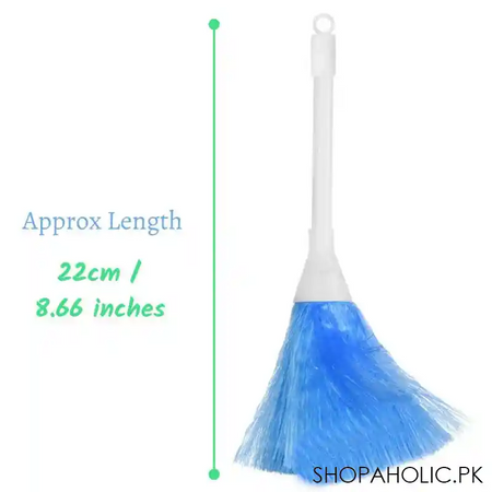 mini soft cleaning duster with plastic handle   1pc image3