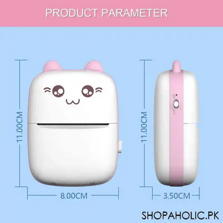 mini thermal photo label portable instant printer with paper roll image10