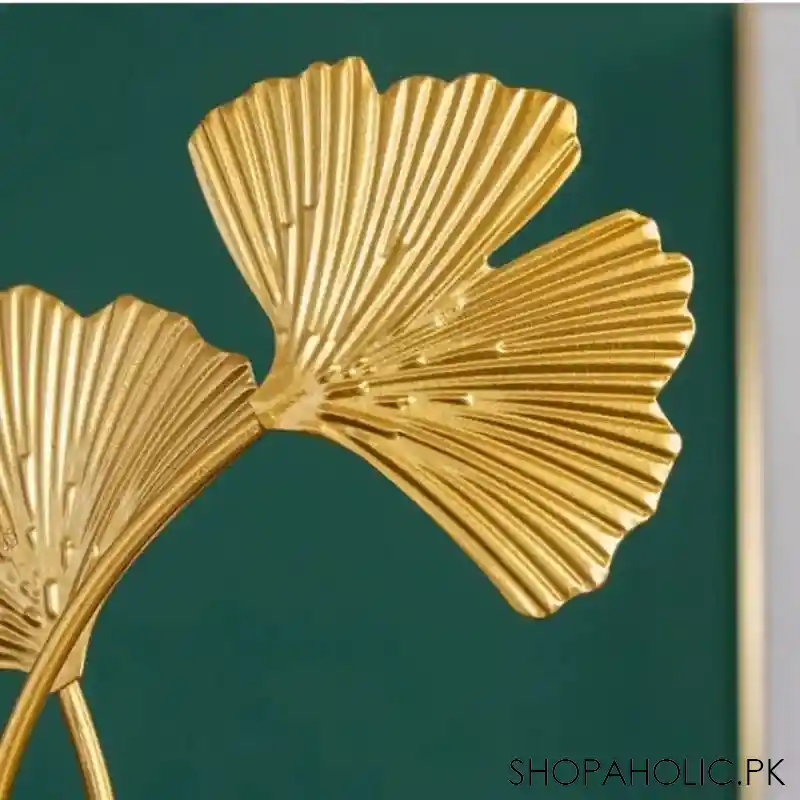 modern metal leaves statue image3