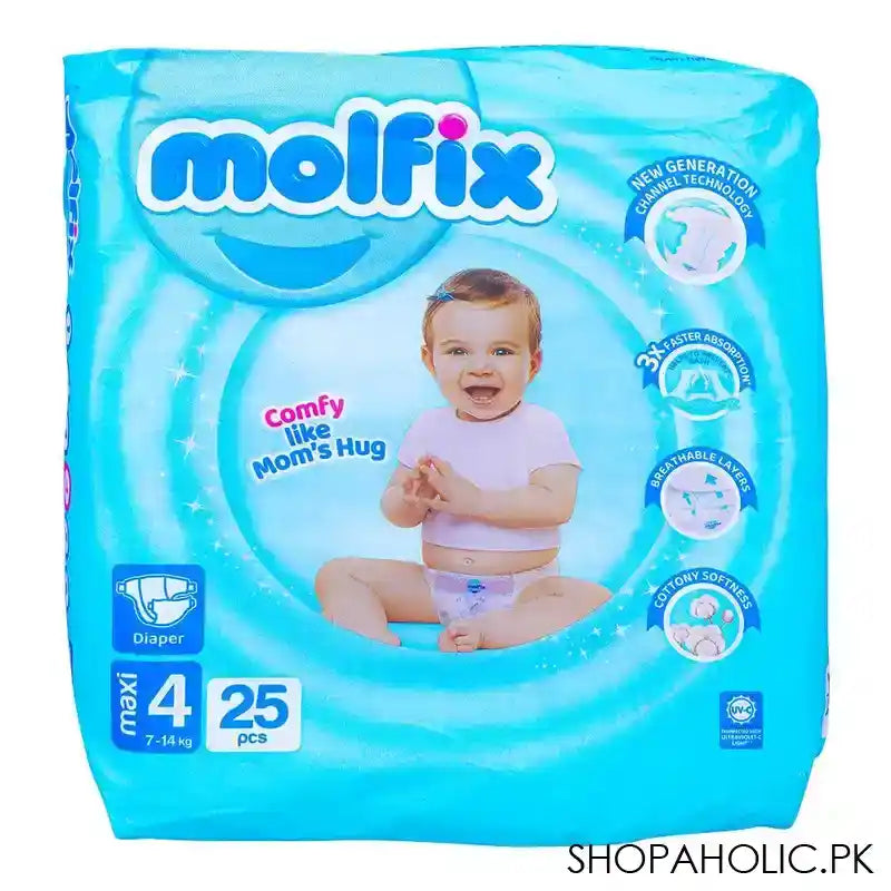 Molfix Diaper 4 Maxi, 7-14 KG, 25-Pack - Main Image