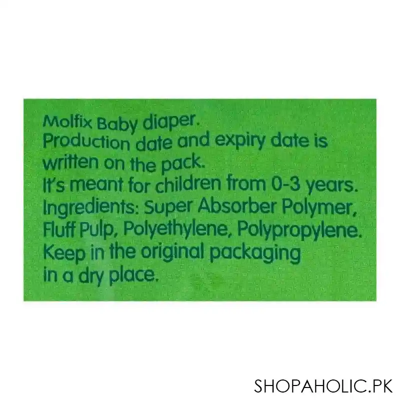 molfix diaper 6, extra large, 15+kg, 42's image3