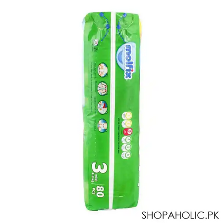 molfix diaper no. 3, midi, mega pack, 4 9 kg, 80 pack image3