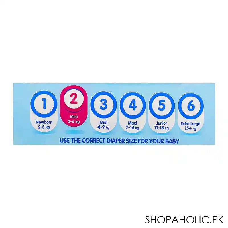 Molfix Diapers Jumbo Economy Pack, Mini No-2, 3-6 kg, 70-Pack - Image 3