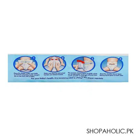 Molfix Diapers Jumbo Economy Pack, Mini No-2, 3-6 kg, 70-Pack - Image 5