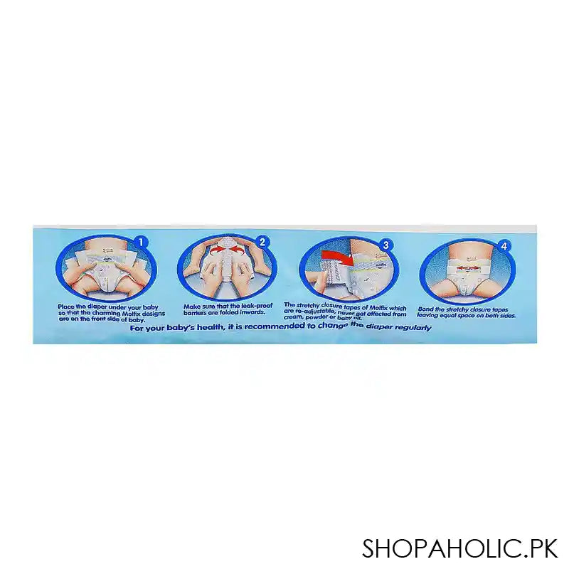 Molfix Diapers Jumbo Economy Pack, Mini No-2, 3-6 kg, 70-Pack - Image 5