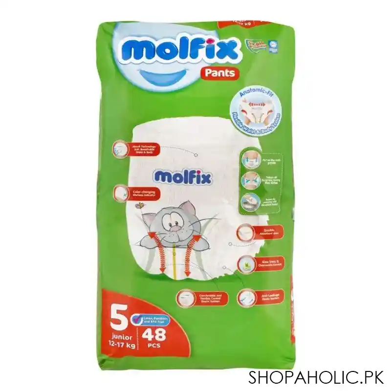 molfix pants 5 junior pants, 12 17kg, 48 pack image2