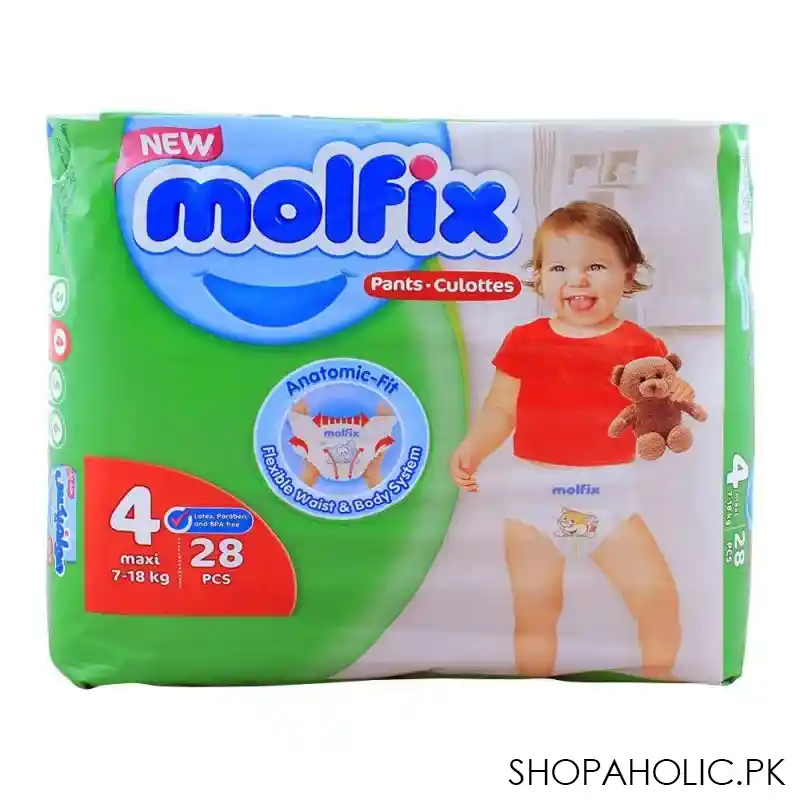 molfix pants no. 4, maxi 7 18 kg, 28 pack main image